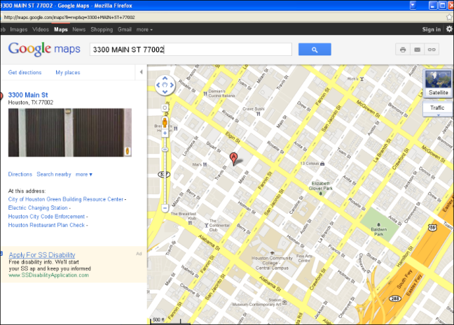 Display Google Maps